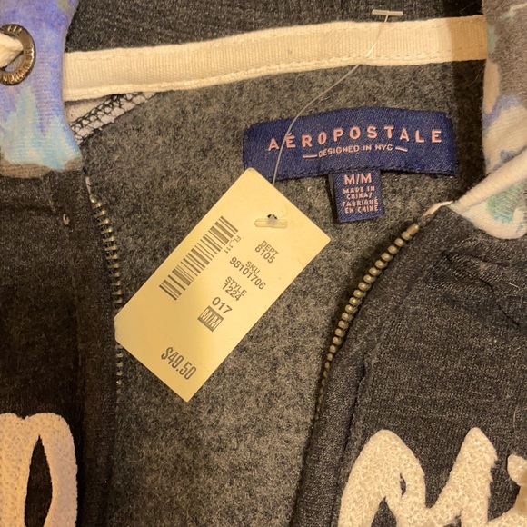 Aeropostale Zip Up Hoody NWT - M - Picture 4 of 4